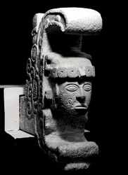 Die Königin von Uxmal, Tempelschnitzerei, 987-1185 (Sandstein)